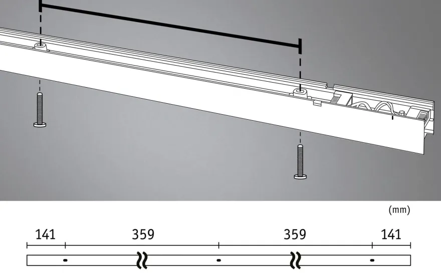 Strømkanal til Linion kanalsystem 80W 3000 Kelvin - Startmodul