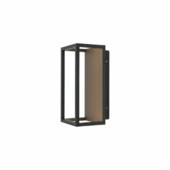 Symmetry vegglampe utendørs IP54 7W - Svart