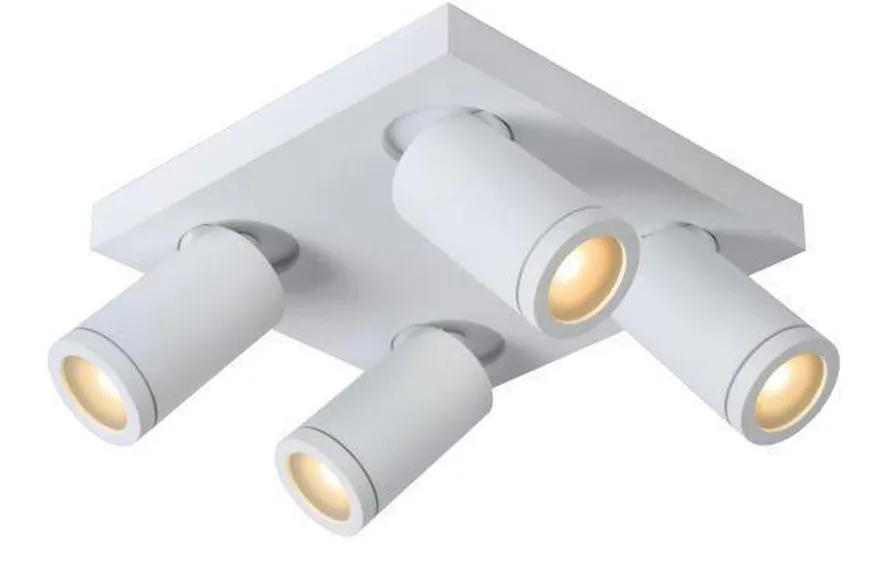 Taylor spot 4 lys IP44 baderom warm to dim 4x5W 2200-3000K