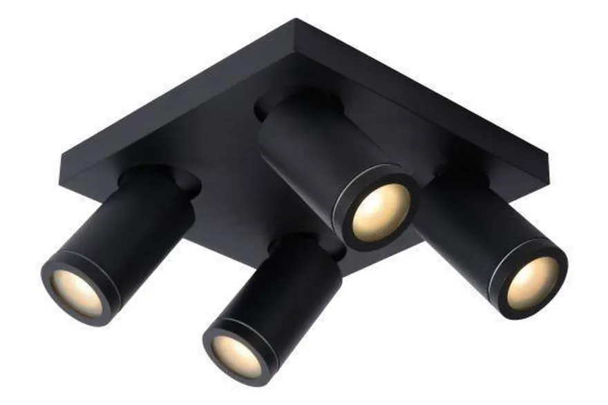 Taylor spot 4 lys IP44 baderom warm to dim 4x5W 2200-3000K
