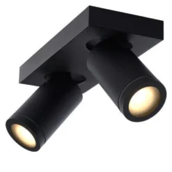 Taylor spot 2 lys IP44 baderom warm to dim 2x5W 2200-3000K