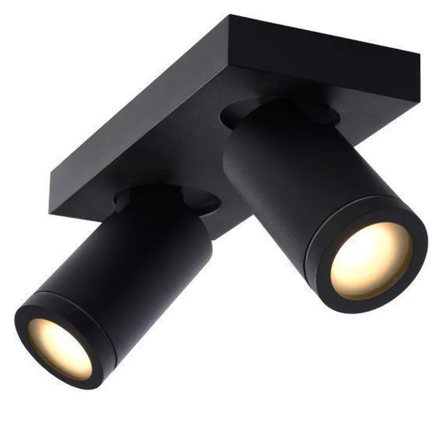 Taylor spot 2 lys IP44 baderom warm to dim 2x5W 2200-3000K