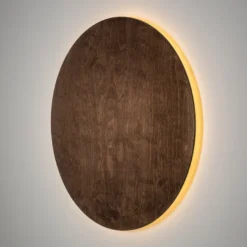 Timber rund vegglampe 50 cm 16W 3000 Kelvin