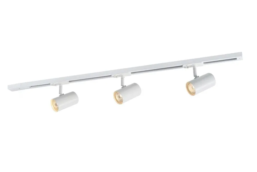 Trackline Jazz spotskinne 1 meter 3 spot - Hvit