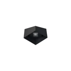 Triangles vegglampe opp/ned lys utendørs IP54 2x5W 3000K - Svart