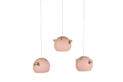 Tubbie takpendel 3 lys - Dusty Pink