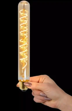 Tube E27 Filament LED 5W 2200K T32 25cm dimbar - Amber