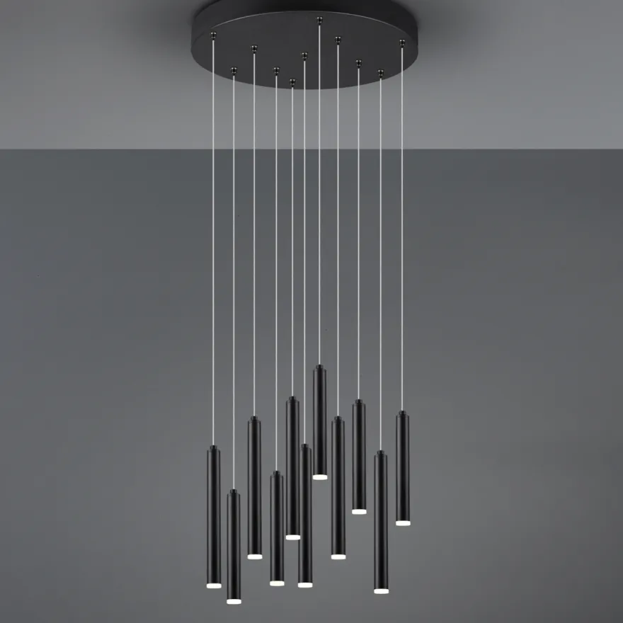 Tubular takpendel Rondell - Svart
