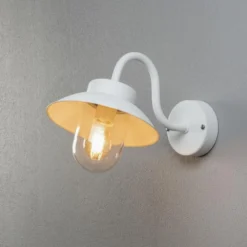 Vega vegglampe mini - Hvit