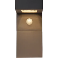 Vegglampe Solcelle med sensor - Svart