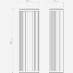 Versailles 400 vegglampe 7,1W dimbar IP44
