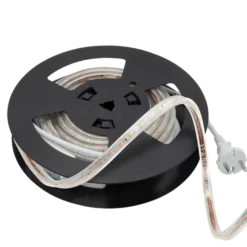 230V LED-Strip 9,2W 3000K IP65 Dimbar m/støpsel - 10 meter