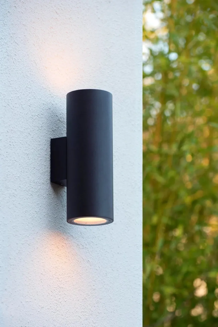 Volantis vegglampe utendørs opp/ned IP54 E27 - Svart