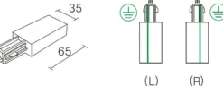 Vox endetilkobling (L) - Svart