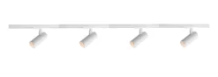 Vox Ezra spotskinne 4 spotter 2 meter 4x10W 2700K dimbar RA90 - Pure white