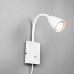 Wanda vegglampe - Hvit