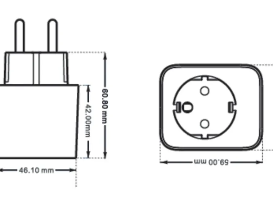 WiZ Smartplug m/strømmåler