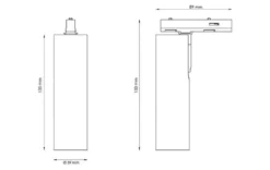 Zip Tube Micro spot 7W LED 3000K